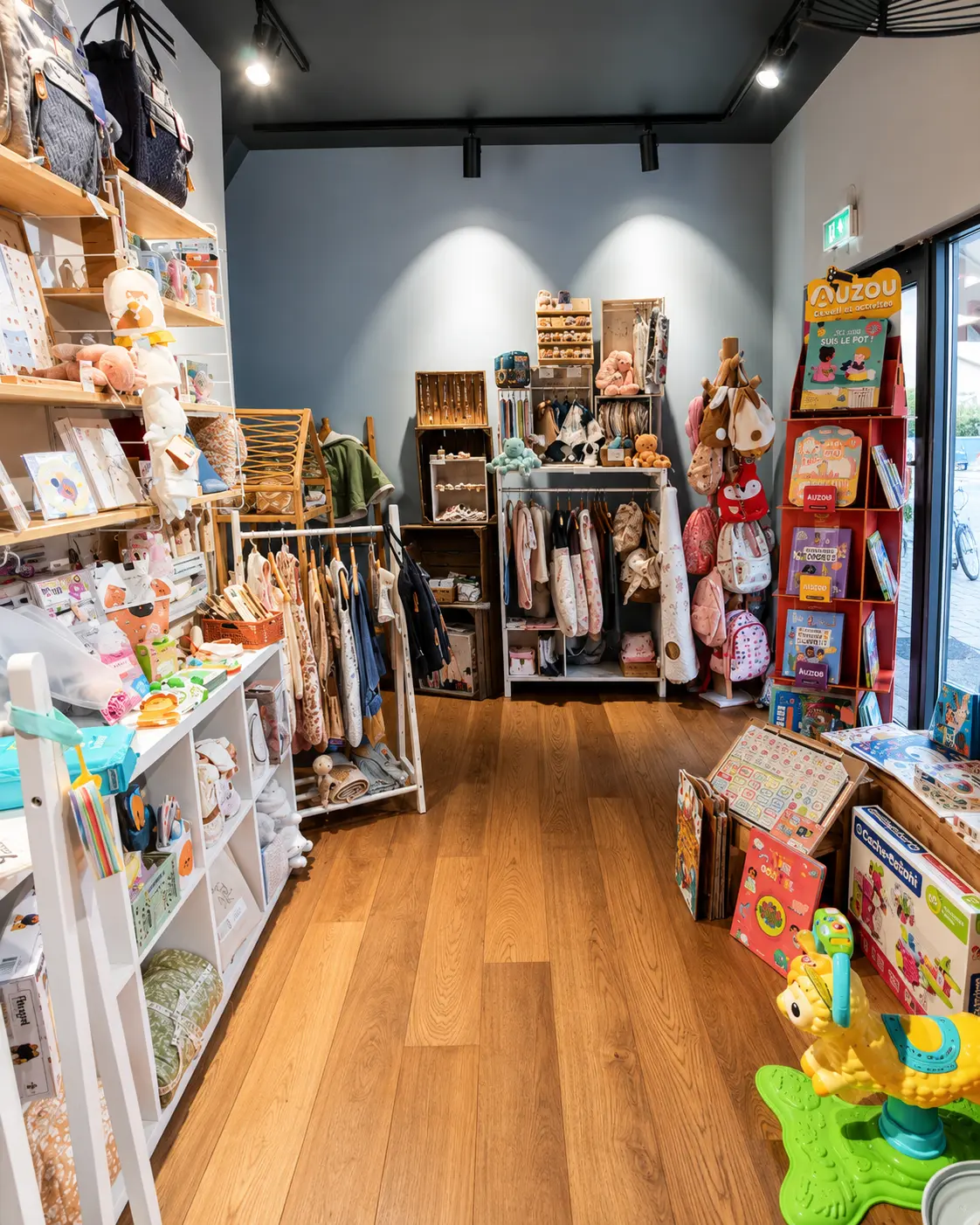 Intérieur de Maman Louve, concept store bébé et enfant à Fréjus